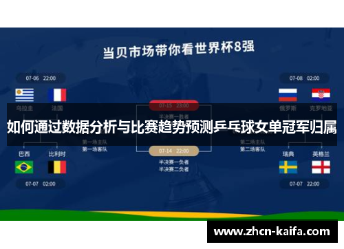 如何通过数据分析与比赛趋势预测乒乓球女单冠军归属